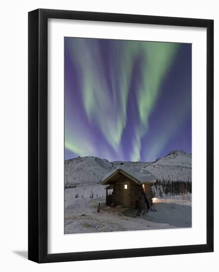 Northern Lights, White Mountain National Recreation Area, Alaska, USA-Hugh Rose-Framed Photographic Print