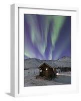 Northern Lights, White Mountain National Recreation Area, Alaska, USA-Hugh Rose-Framed Photographic Print