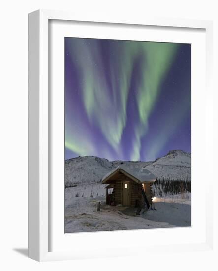 Northern Lights, White Mountain National Recreation Area, Alaska, USA-Hugh Rose-Framed Photographic Print