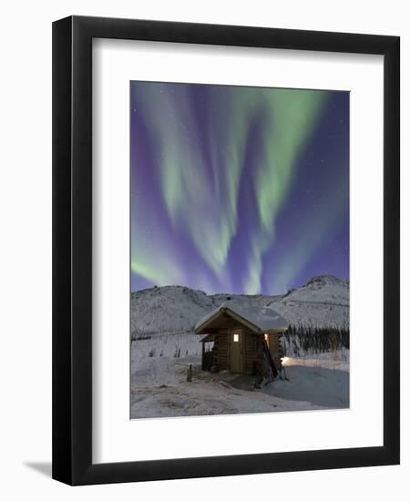 Northern Lights, White Mountain National Recreation Area, Alaska, USA-Hugh Rose-Framed Premium Photographic Print