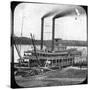 Northern Line Packet Company Paddle Steamer Lake Superior, USA, C1870S-null-Stretched Canvas