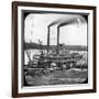 Northern Line Packet Company Paddle Steamer Lake Superior, USA, C1870S-null-Framed Photographic Print