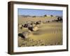 Northern or Libyan Desert in Northwest Sudan Is an Easterly Extension of the Great Sahara Desert-Nigel Pavitt-Framed Photographic Print