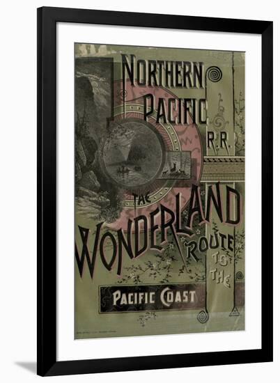Northern Pacific 1885-Vintage Apple Collection-Framed Giclee Print