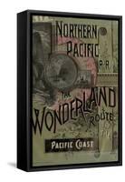 Northern Pacific 1885-Vintage Apple Collection-Framed Stretched Canvas