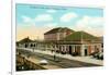 Northern Pacific Depot, Livingston-null-Framed Art Print