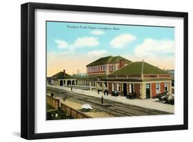 Northern Pacific Depot, Livingston-null-Framed Art Print