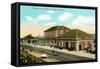 Northern Pacific Depot, Livingston-null-Framed Stretched Canvas