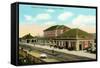 Northern Pacific Depot, Livingston-null-Framed Stretched Canvas