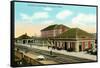 Northern Pacific Depot, Livingston-null-Framed Stretched Canvas