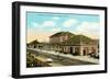 Northern Pacific Depot, Livingston-null-Framed Premium Giclee Print