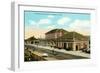 Northern Pacific Depot, Livingston-null-Framed Premium Giclee Print