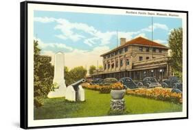 Northern Pacific Depot, Missoula, Montana-null-Framed Stretched Canvas