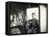 Northern Pacific - Engineer, Circa 1909-null-Framed Stretched Canvas