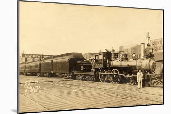 Northern Pacific Locomotive No. 99-Smith-Mounted Photographic Print