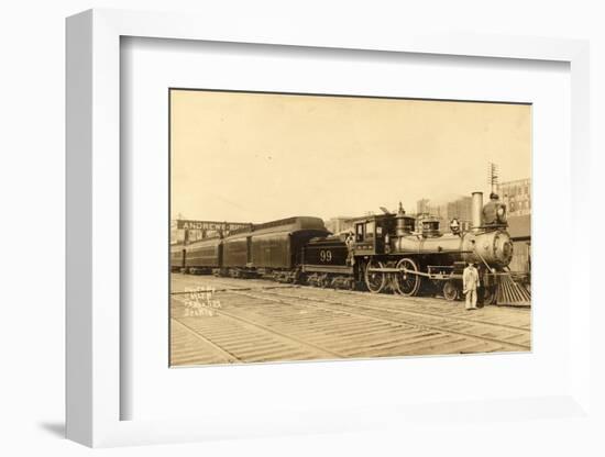 Northern Pacific Locomotive No. 99-Smith-Framed Photographic Print