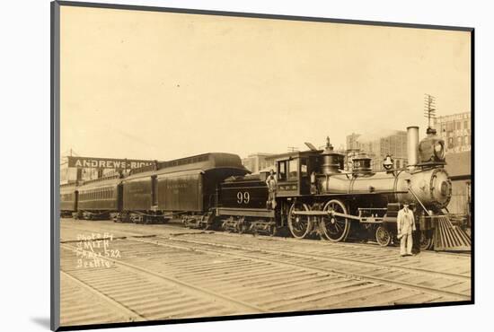 Northern Pacific Locomotive No. 99-Smith-Mounted Photographic Print