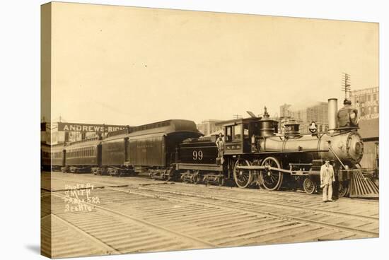 Northern Pacific Locomotive No. 99-Smith-Stretched Canvas