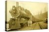 Northern Pacific Locomotive, Point Defiance, Tacoma, WA, ca. 1914-null-Stretched Canvas