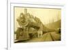 Northern Pacific Locomotive, Point Defiance, Tacoma, WA, ca. 1914-null-Framed Giclee Print