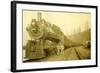 Northern Pacific Locomotive, Point Defiance, Tacoma, WA, ca. 1914-null-Framed Giclee Print