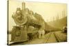Northern Pacific Locomotive, Point Defiance, Tacoma, WA, ca. 1914-null-Stretched Canvas