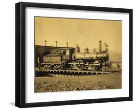 Northern Pacific Railroad Locomotive 162-null-Framed Photographic Print