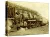 Northern Pacific Railway Locomotive No. 1617 at Pasco, Wa-null-Stretched Canvas