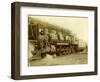 Northern Pacific Railway Locomotive No. 1617 at Pasco, Wa-null-Framed Photographic Print