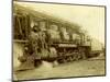 Northern Pacific Railway Locomotive No. 1617 at Pasco, Wa-null-Mounted Photographic Print