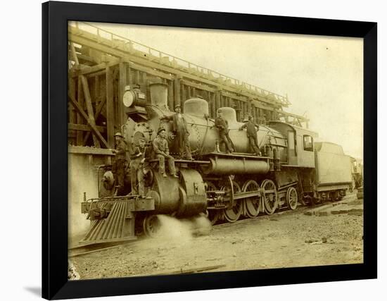 Northern Pacific Railway Locomotive No. 1617 at Pasco, Wa-null-Framed Photographic Print