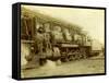 Northern Pacific Railway Locomotive No. 1617 at Pasco, Wa-null-Framed Stretched Canvas