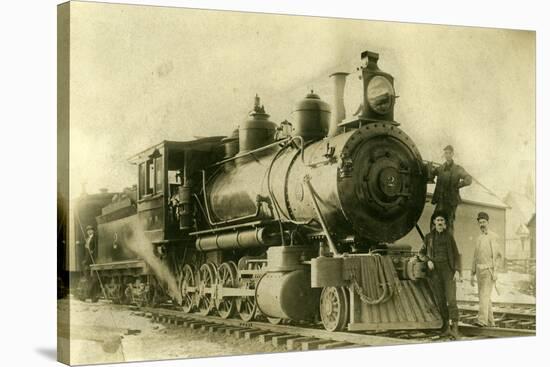 Northern Pacific Railway Locomotive No. 2, Ellensburg, Wa, 1904-null-Stretched Canvas