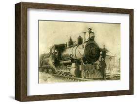 Northern Pacific Railway Locomotive No. 2, Ellensburg, Wa, 1904-null-Framed Photographic Print