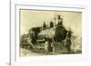 Northern Pacific Railway Locomotive No. 2, Ellensburg, Wa, 1904-null-Framed Photographic Print