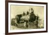 Northern Pacific Railway Locomotive No. 2, Ellensburg, Wa, 1904-null-Framed Photographic Print