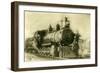 Northern Pacific Railway Locomotive No. 2, Ellensburg, Wa, 1904-null-Framed Photographic Print