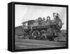 Northern Pacific Railway Locomotive No. 213, Ellensburg-Otto W. Pautzke-Framed Stretched Canvas