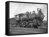 Northern Pacific Railway Locomotive No. 213, Ellensburg-Otto W. Pautzke-Framed Stretched Canvas