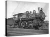 Northern Pacific Railway Locomotive No. 213, Ellensburg-Otto W. Pautzke-Stretched Canvas