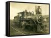 Northern Pacific Railway Locomotive No. 764-null-Framed Stretched Canvas