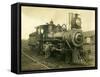 Northern Pacific Railway Locomotive No. 764-null-Framed Stretched Canvas