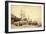 Northern Pacific Wharf, Tacoma, Washington, ca. 1890-Thomas Rutter-Framed Giclee Print