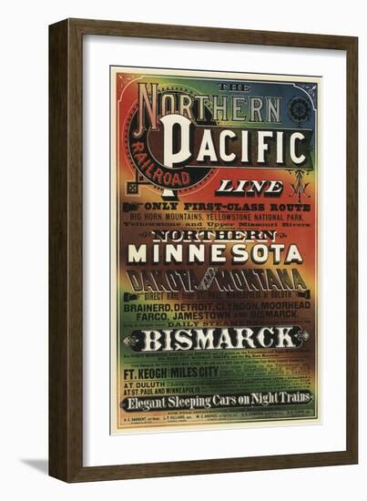 Northern Pacific-null-Framed Giclee Print