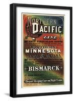 Northern Pacific-null-Framed Giclee Print