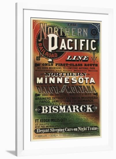 Northern Pacific-null-Framed Giclee Print