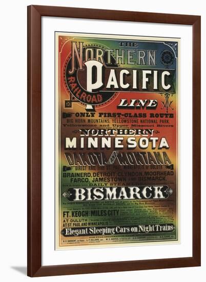 Northern Pacific-null-Framed Giclee Print