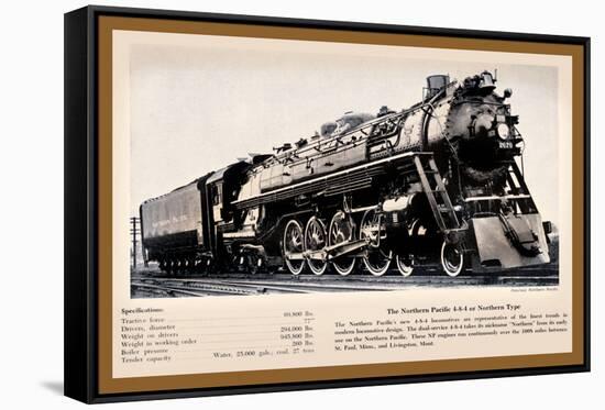 Northern Pacific-null-Framed Stretched Canvas