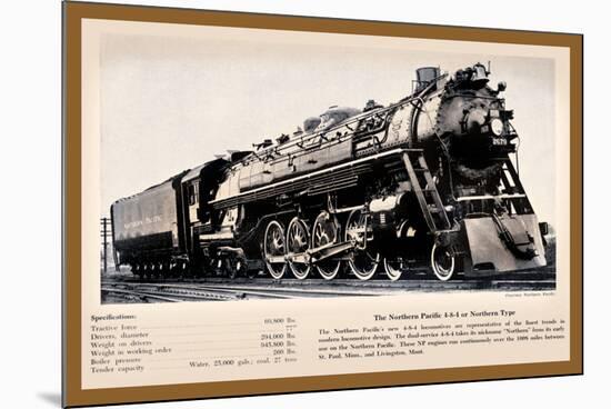Northern Pacific-null-Mounted Art Print