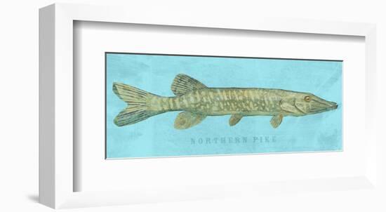 Northern Pike-John W^ Golden-Framed Art Print